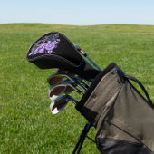 パープルフローラ黒砂糖スカルデーオブザデッド ゴルフヘッドカバー (インサイチュ)