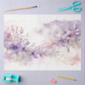 パープルフローラ18bデコページ 薄葉紙 (クラフト)