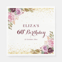 パープルフローラ60th birthday party