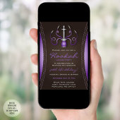 パープルフーカパーティの招待状 招待状