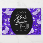 パープルブック 発売パーティー スパークリングワインラベル (シングルラベル)