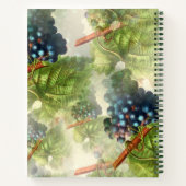 パープルブドウレシピブック ノートブック (裏面)