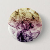 パープルブラウンスモークダスト抽象芸術 缶バッジ (正面)