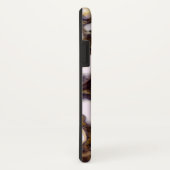 パープルブラウンホワイトアゲートデザイン Case-Mate iPhoneケース (裏面/右)