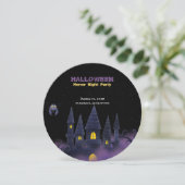 パープルブラックよくはしゃぐおもしろいハロウィン(sm.circle) 招待状 (スタンド正面)