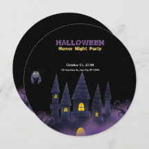 パープルブラックよくはしゃぐおもしろいハロウィン(sm.circle)