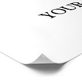 パープルブラックグラードカスタムパーティー20x30 ポスター (角)