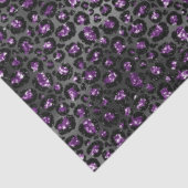 パープルブラックスパークルヒョウ柄 薄葉紙 (詳細)