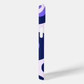 パープルブラックレオパードアニマルプリント Case-Mate iPhoneケース (裏面 / 右)