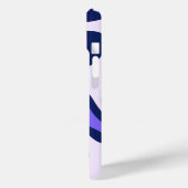 パープルブラックレオパードアニマルプリント Case-Mate iPhoneケース (裏面 / 左)