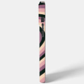 パープルブラック催眠ハートラブパターン Case-Mate iPhoneケース (裏面 / 左)