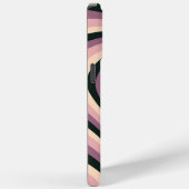 パープルブラック催眠ハートラブパターン Case-Mate iPhoneケース (裏面 / 右)