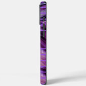 パープルブラック抽象芸術モノグラムケースメイト Case-Mate iPhoneケース (裏面 / 左)