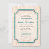 パープルブラック金ゴールド結婚式招待状 招待状 (裏面)