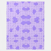 パープルブランケット！ フリースブランケット (正面)