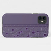 パープルブリスフラワー Case-Mate iPhoneケース (裏面(横))