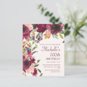 パープルブルゴーニュフローラ100誕生日予算 (スタンド正面)