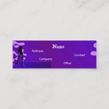 パープルブルーのダンサー