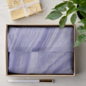 パープルブルーのマーブ絵画リーのライト抽象芸術テクスチャ 薄葉紙 (ギフト)