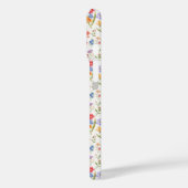 パープルブルーの野の花の水彩画 Case-Mate iPhoneケース (裏面 / 左)