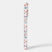 パープルブルーの野の花の水彩画 Case-Mate iPhoneケース (裏面 / 右)