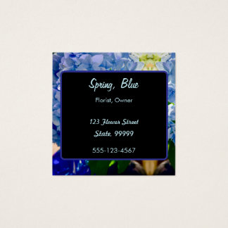 パープルブルーアジサイの花束