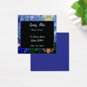 パープルブルーアジサイの花束 (デスク)