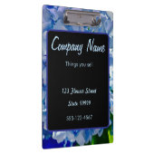 パープルブルーアジサイの花束 クリップボード (右)