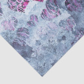 パープルブルーウォーター色の猫デコページティッシュペーパー 薄葉紙 (詳細)