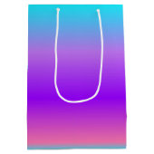 パープルブルーグラデーション ミディアムペーパーバッグ (裏面)