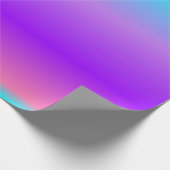 パープルブルーグラデーション ラッピングペーパー (角)