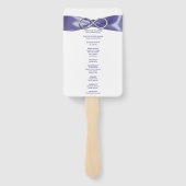 パープルブルーシルバーインフィニティファン ハンドファン (裏面)