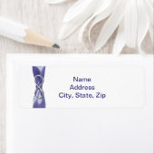 パープルブルーシルバーインフィニティ住所 シール (インサイチュ)