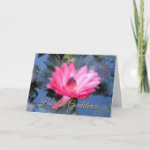 パープルブルースグリーンレッズと美しい祈りの言葉 カード (正面)