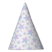 パープルブルースターズプリンセスをテーマにした誕生日パーティー パーティーハット (右)