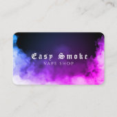 パープルブルースモークVapeショップ名刺 名刺 (正面)