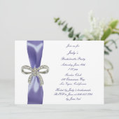 パープルブルーダイアモンドボウバチェロレッテ 招待状 (スタンド正面)