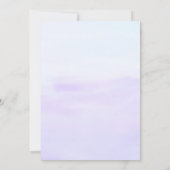 パープルブルーバースデーバッシュ 招待状 (裏面)