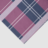 パープルブループレイドタータンチェックパターンホリデーズ 薄葉紙 (詳細)