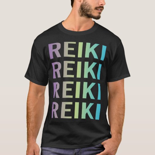パープルブルーレイキ Tシャツ (正面)