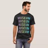 パープルブルー博物館 Tシャツ (正面フル)