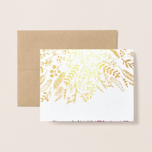 パープルブルー宗教的な神の心地よいあなた悔やみや弔慰 箔カード (裏面封筒付き)