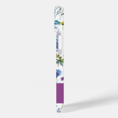 パープルブルー水彩野の花の名前 Case-Mate iPhoneケース (裏面 / 左)