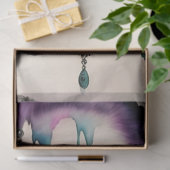 パープルブルー美しいゴシックパフォーマーの切り離し 薄葉紙 (ギフト)