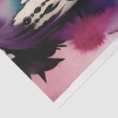 パープルブルー美しいゴシックパフォーマーの切り離し 薄葉紙 (詳細)