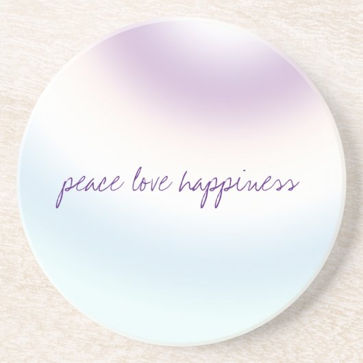 パープルブルー赤面絞り染め コースター (正面)