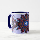 パープルブルー骨折 マグカップ (正面左)