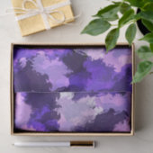 パープルブルー&モダンカッコいいエレガントデザイン 薄葉紙 (ギフト)