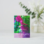 パープルブーガンビレアヘルススパギフトカード 割引カード (スタンド正面)