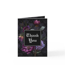 パープルブーケオンブラックレース | 写真ありがとう